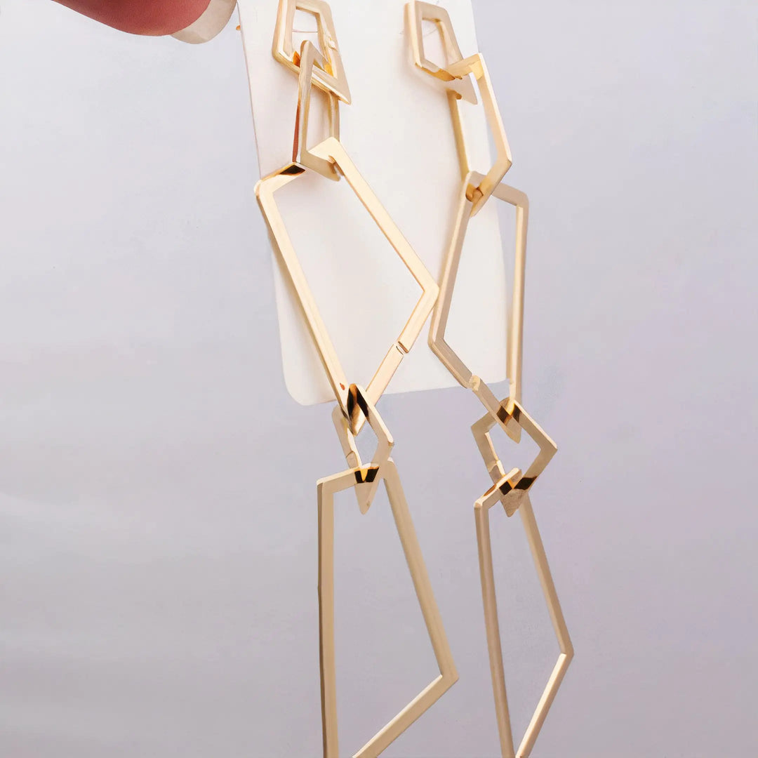 Golden Angles Earrings