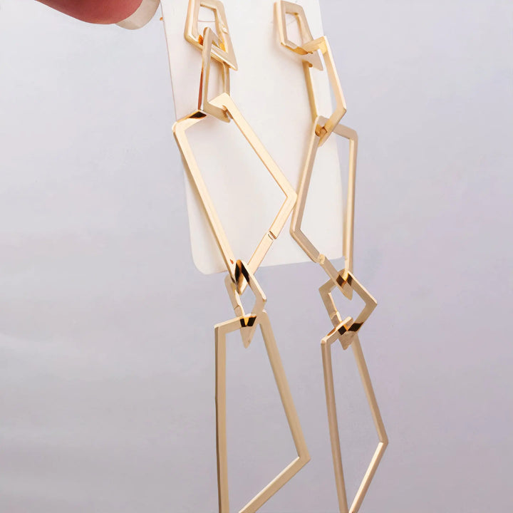 Golden Angles Earrings