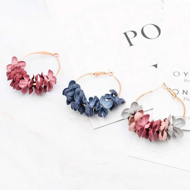 Rose Petal Earrings