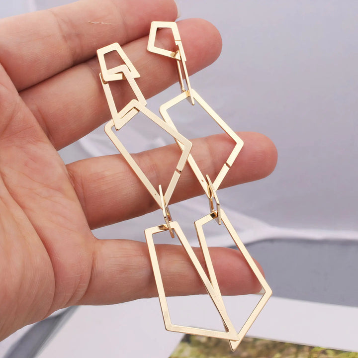 Golden Angles Earrings