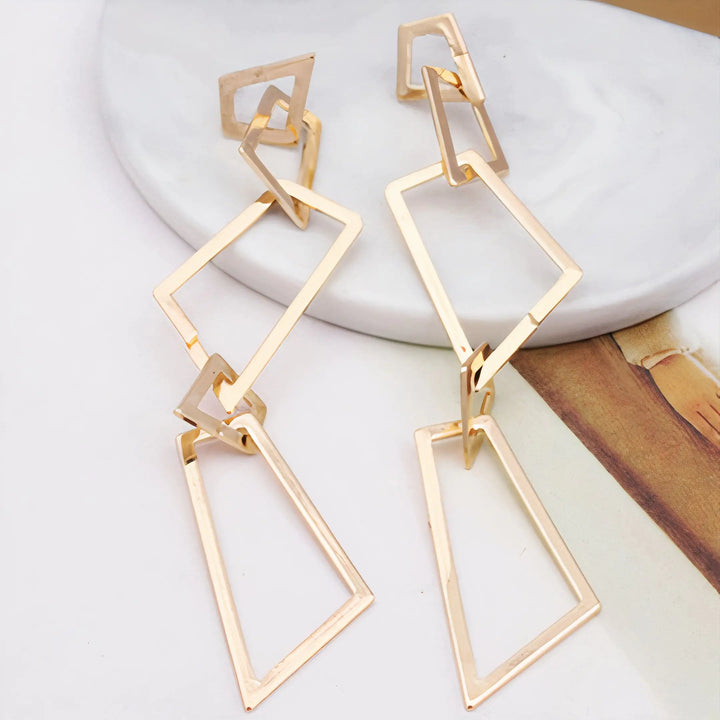 Golden Angles Earrings