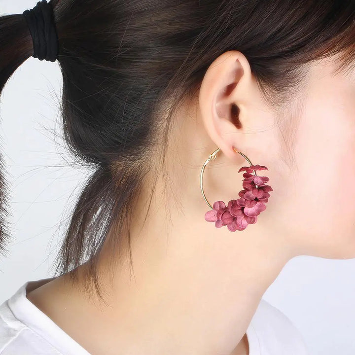 Rose Petal Earrings
