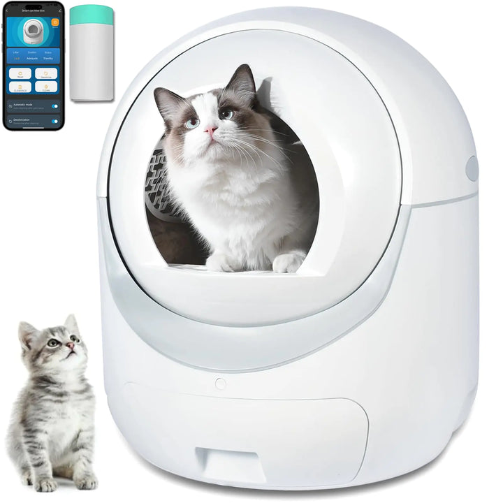 SmartClean XL – Automatic Cat Litter Box with App & Odor Control
